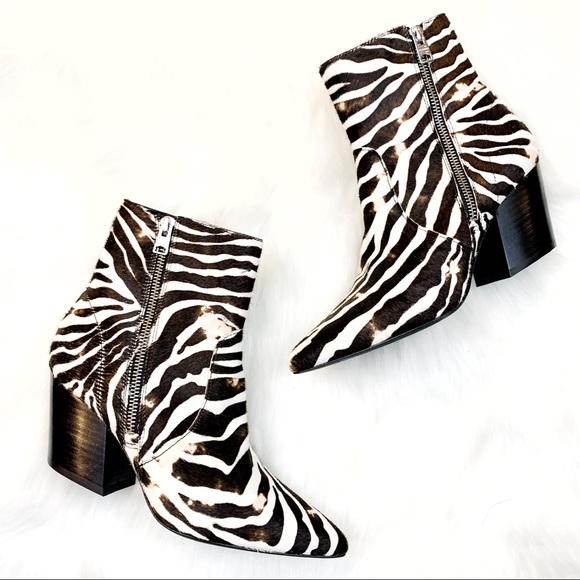 All Saints Shoes - Zebra Print All Saints Bootie
